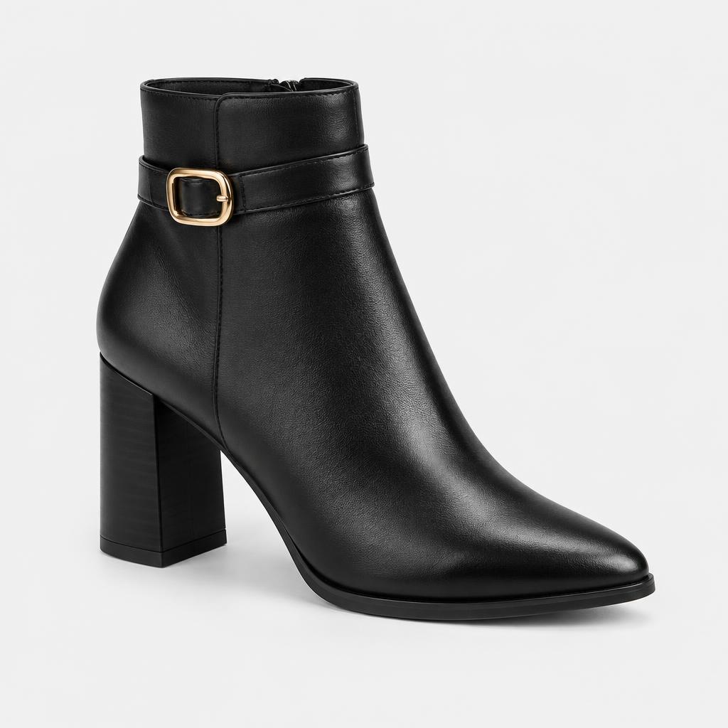 Bota Salto Bloco Elegance